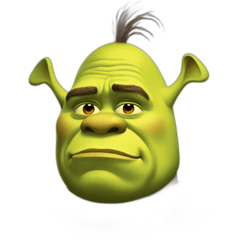 sad shrek emoji