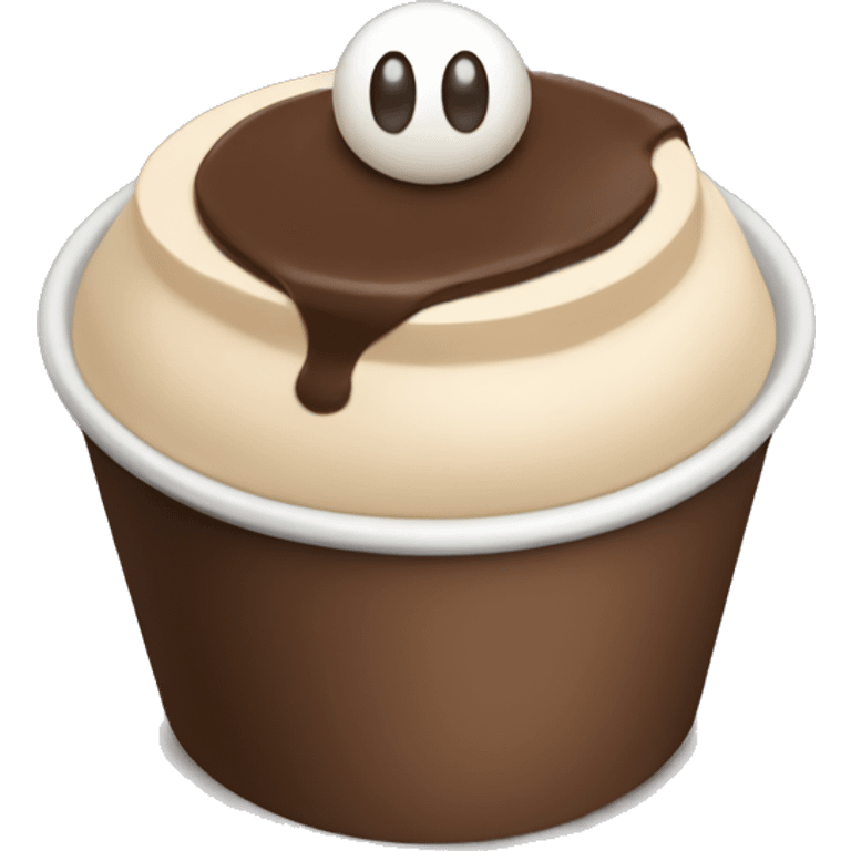 Mocha mousse cup emoji