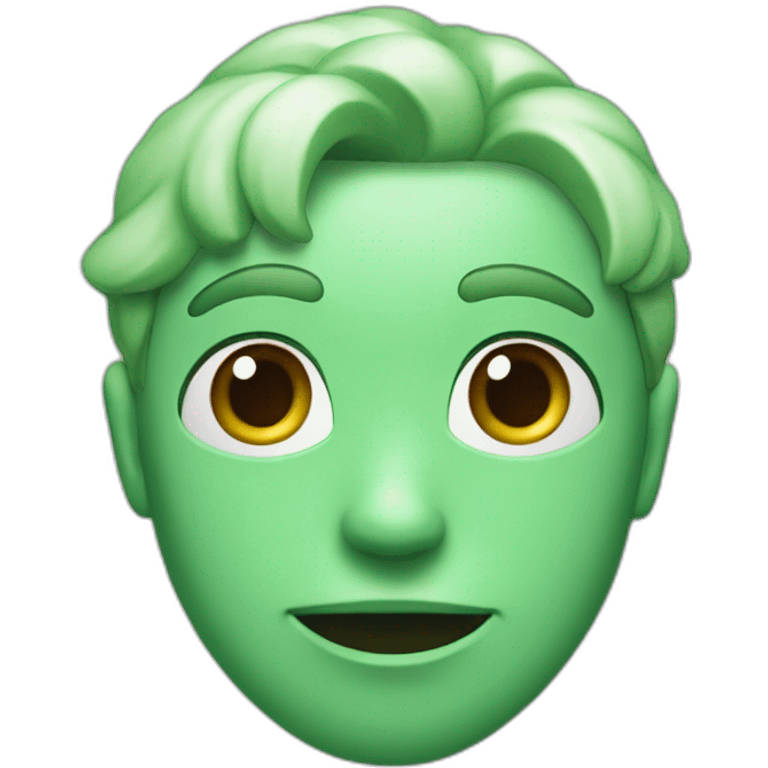 corazón verde pastel emoji