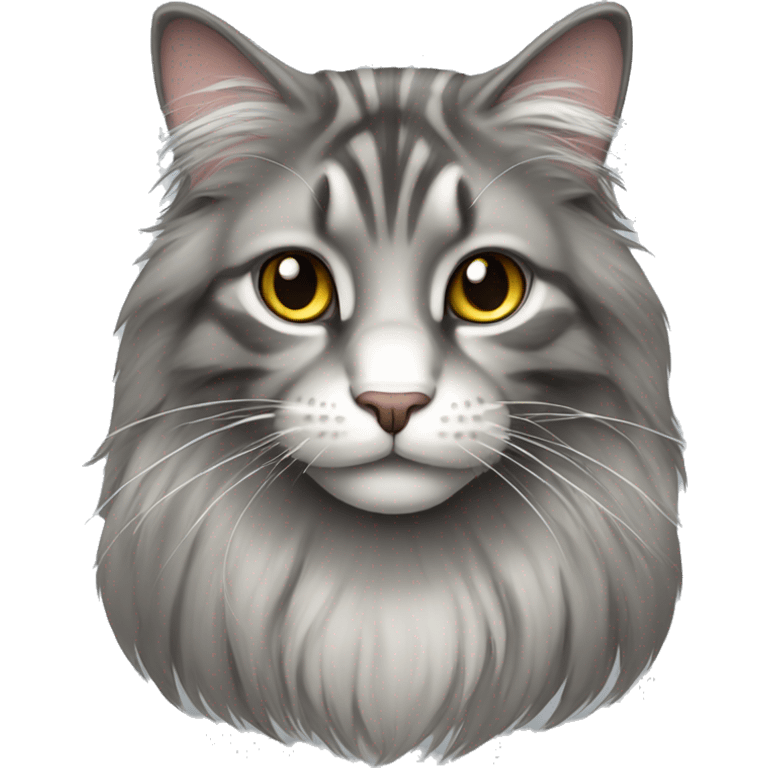 Main Coon gris  emoji