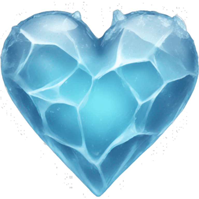 Ice heart emoji