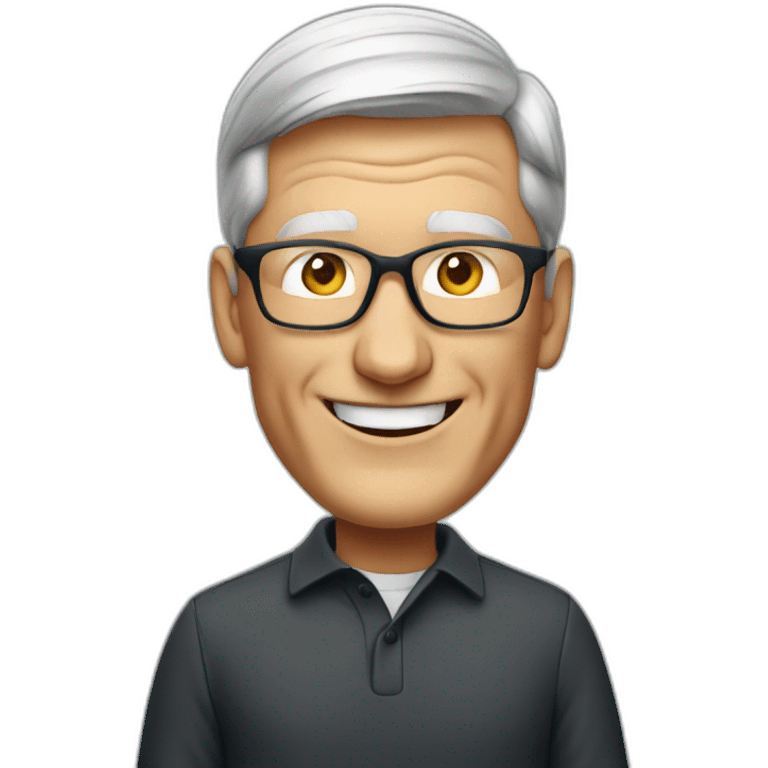 Tim cook celebrating emoji