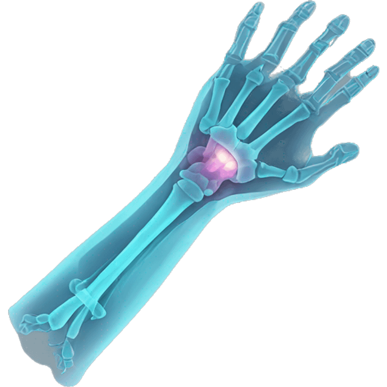 X-ray arm emoji