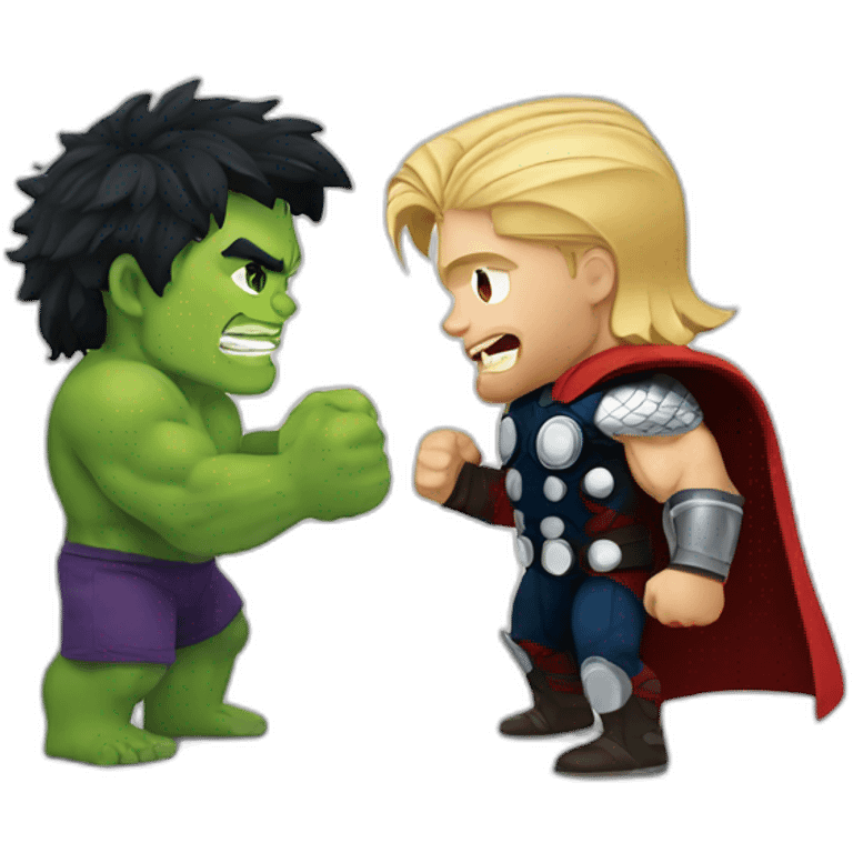 hulk versus thor emoji