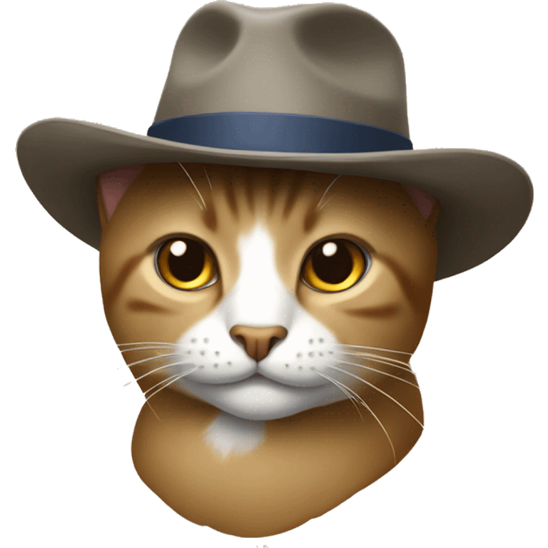 Gato de chapéu  emoji