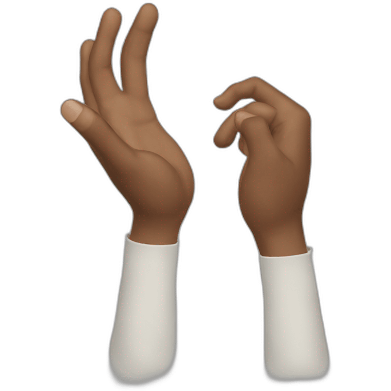 downs side hand postion emoji