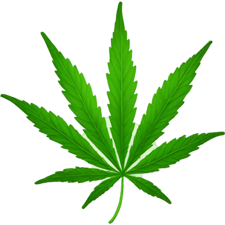 Cannabis leaf emoji