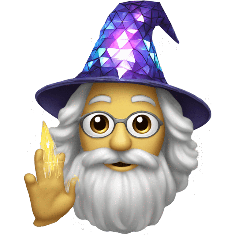 Disco ball Wizard emoji