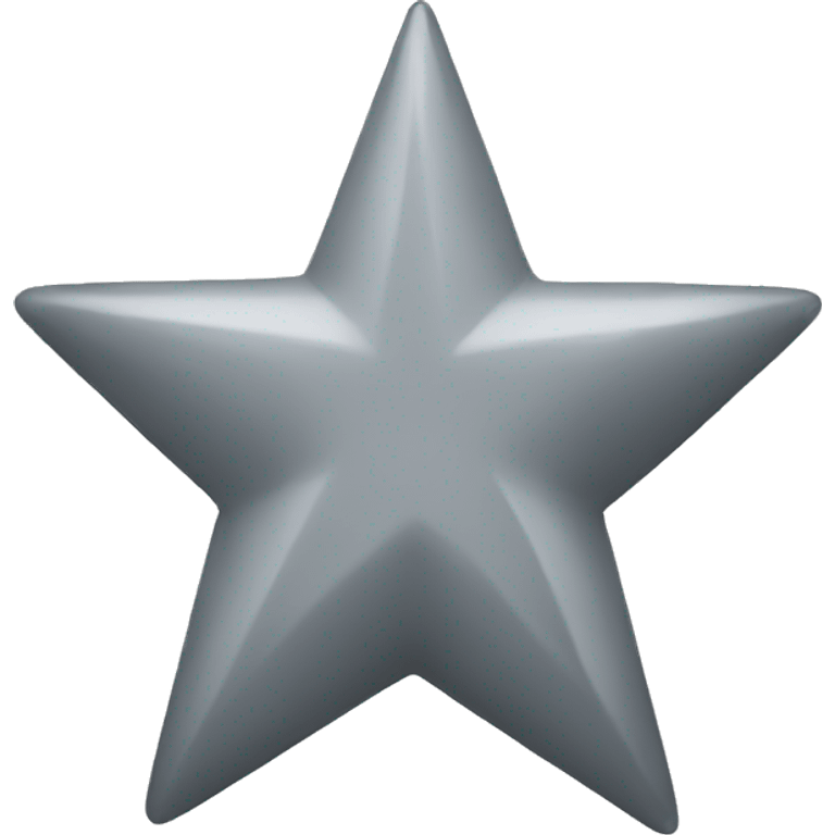 a gray star  emoji