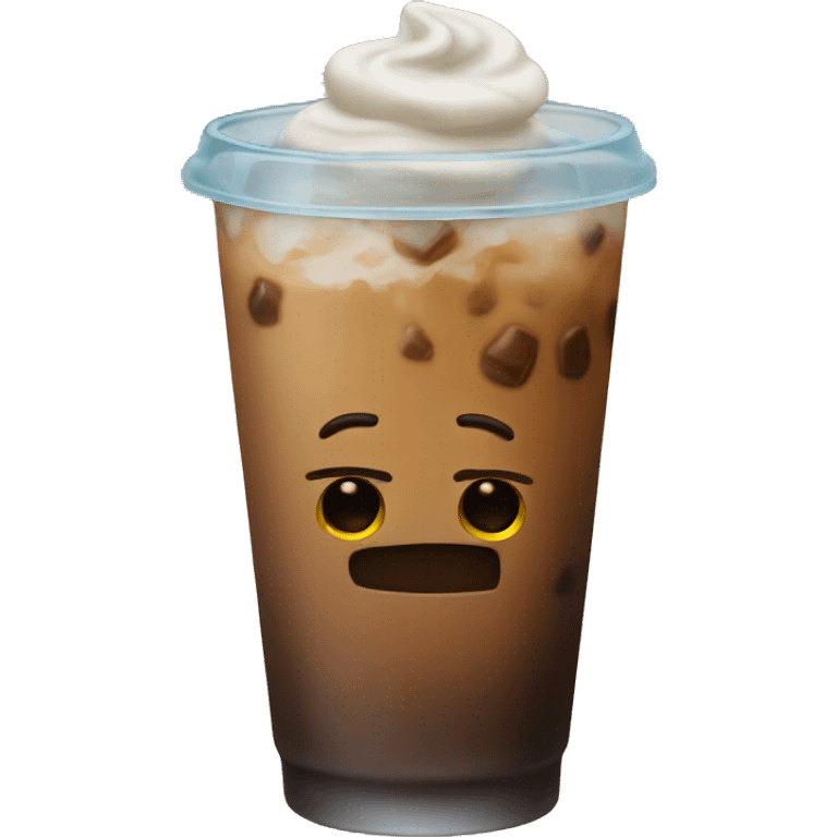 Iced coffee  emoji