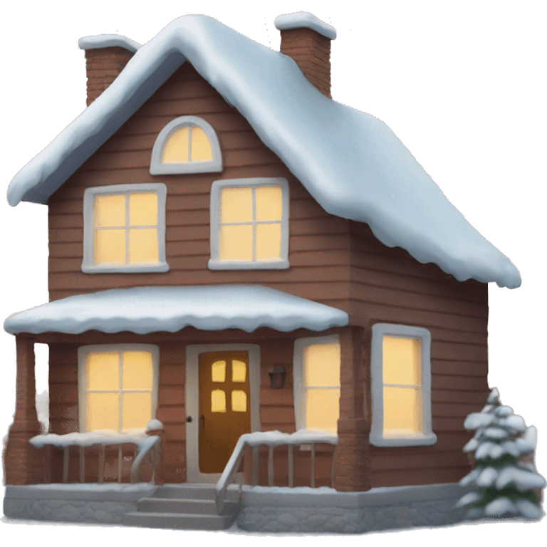 winter warm home emoji