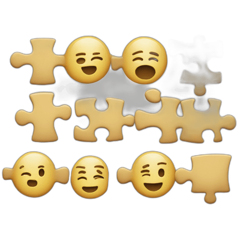 Puzzle qui applaudit emoji