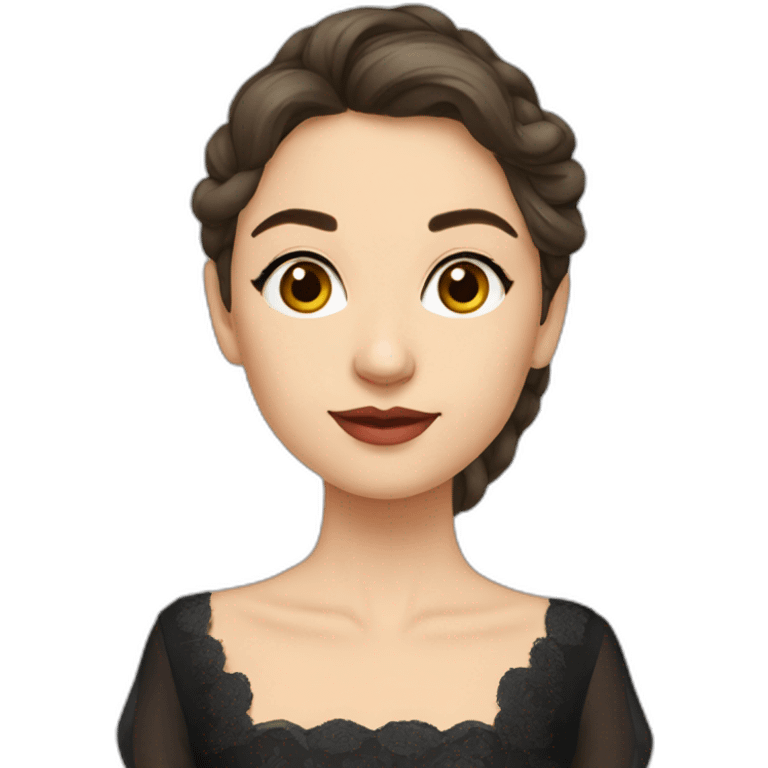 Anastasiya reshetova in dress emoji