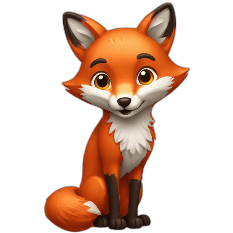 fox t posing emoji