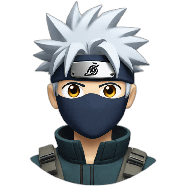 Kakashi with gojo satoru emoji