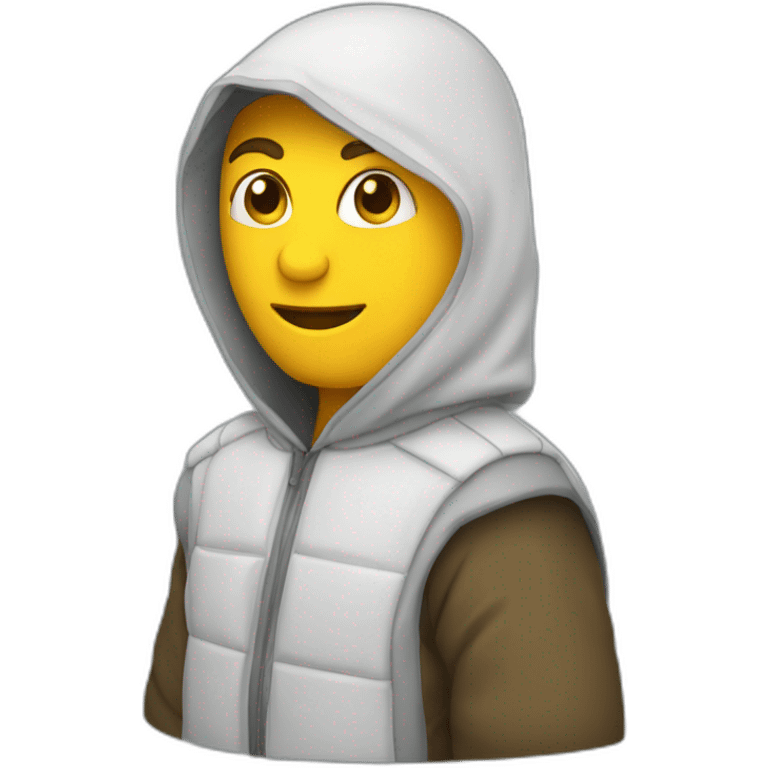 Un musulman avec un cagoule de praquer emoji