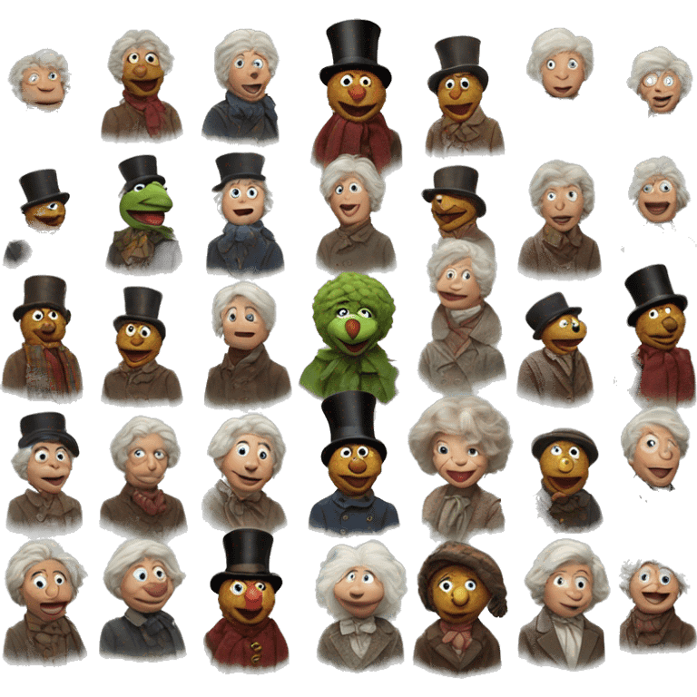 Muppet Christmas carol emoji