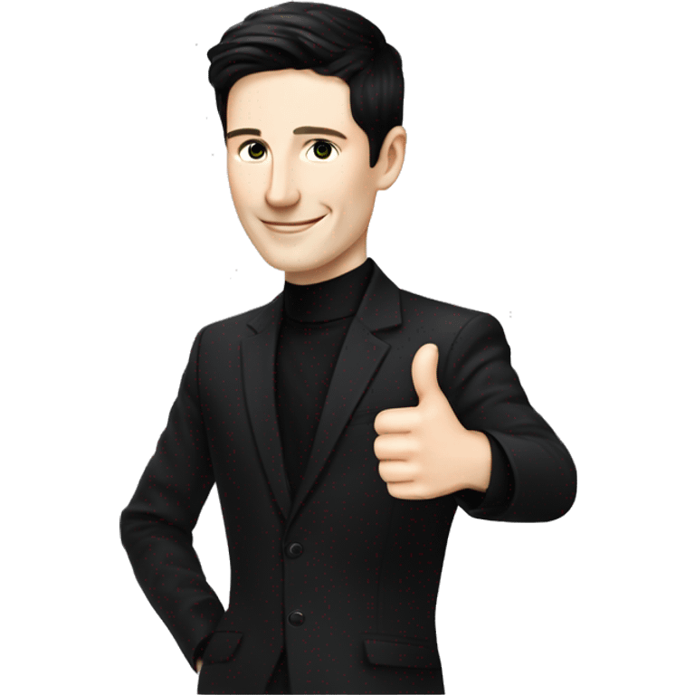 pavel durov thumbs up emoji