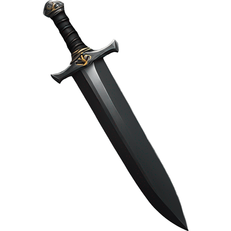 black sword emoji