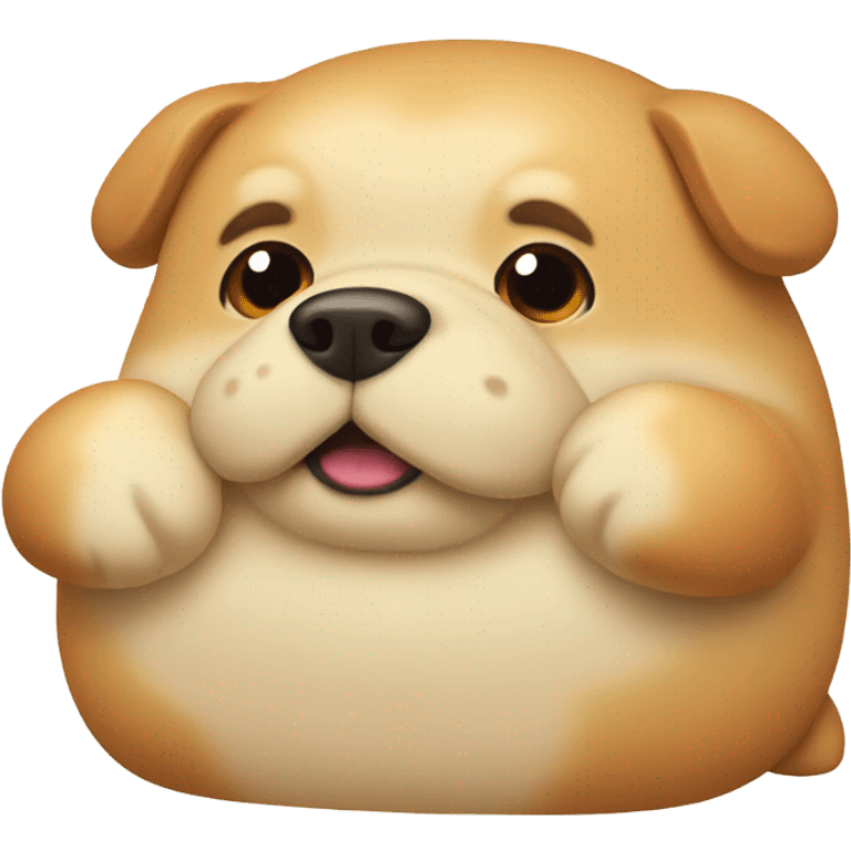 fat dog bread emoji