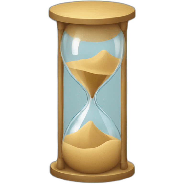 sand clock emoji