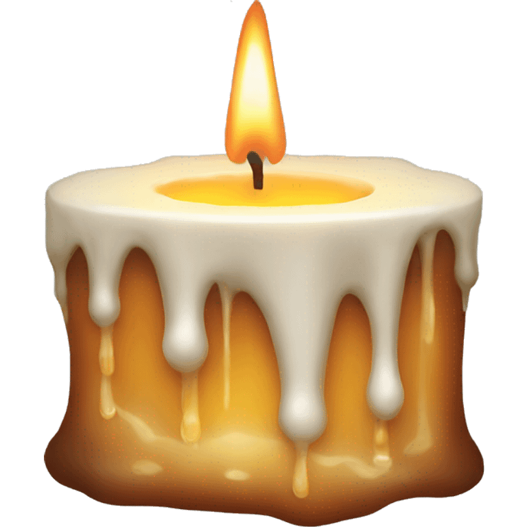 melting candle emoji