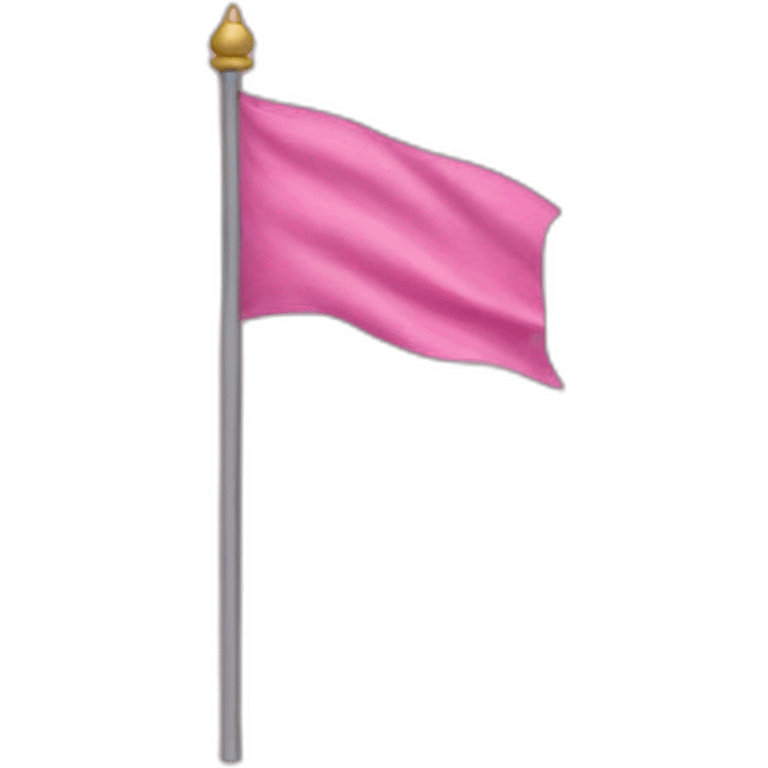 Pink flag emoji