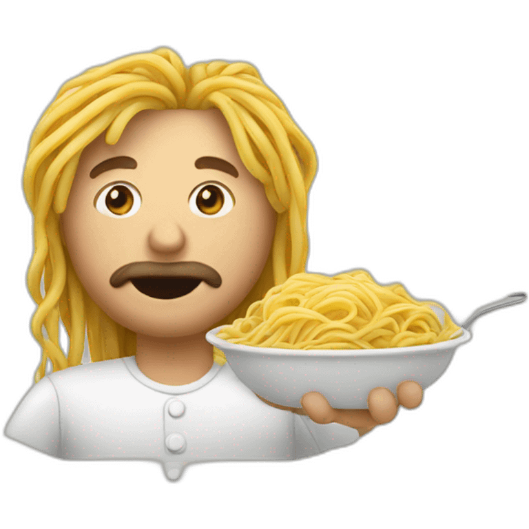 Italiener mit Spaghetti emoji