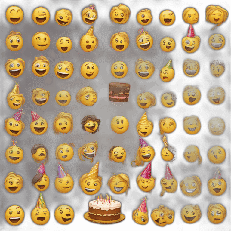 Happy birthday emoji