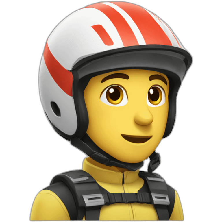 Tadej pogacar with helmet emoji