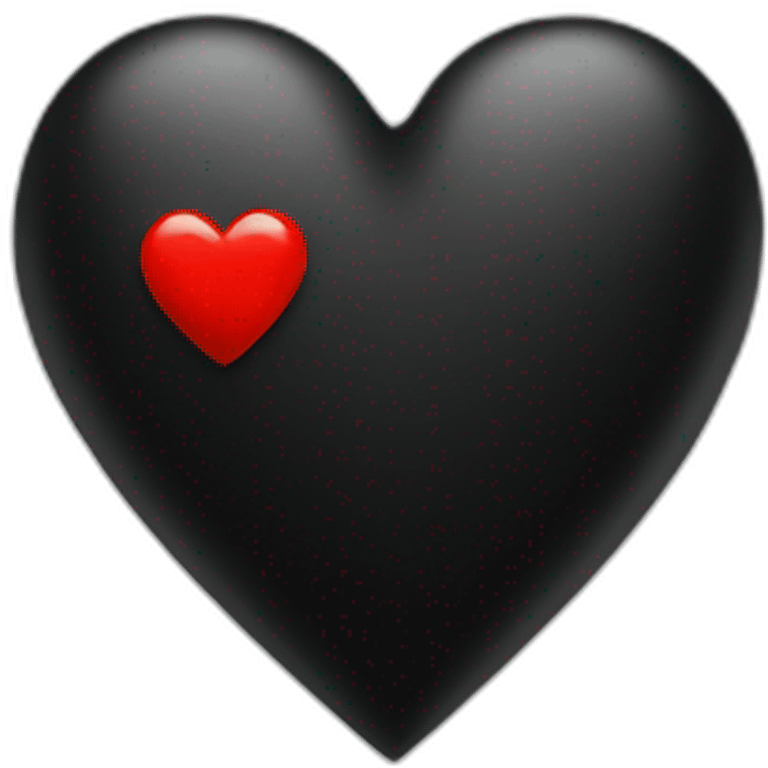 heart black emoji