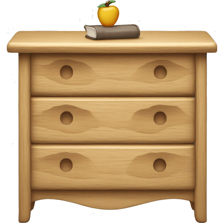 Commode en bois plus grande  emoji