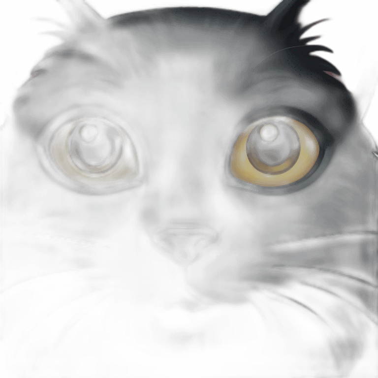 black fold cat emoji