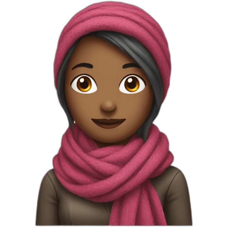 scarf woman emoji