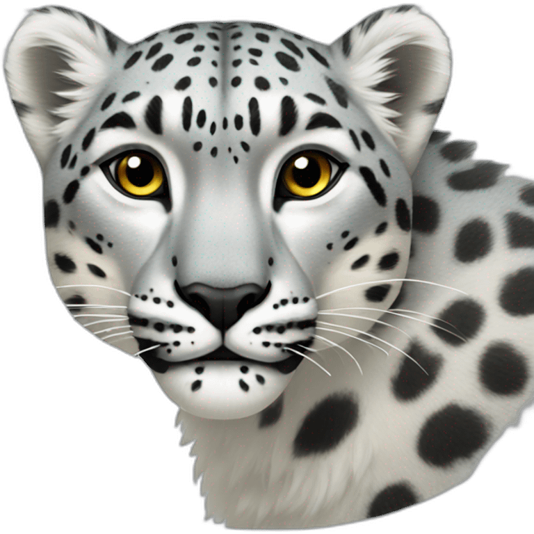 Snow leopard emoji