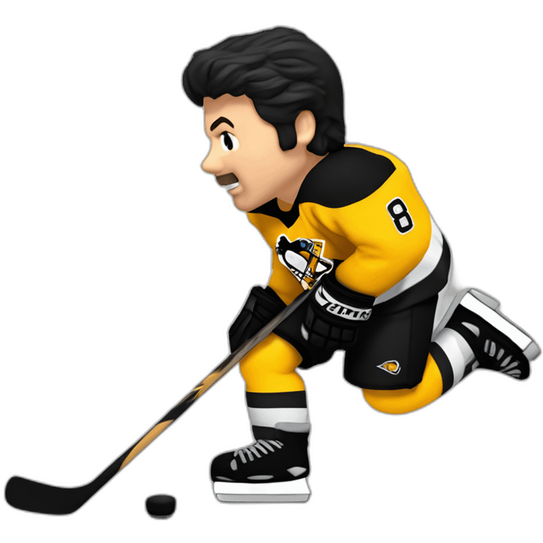 mario lemieux scoring a goal emoji