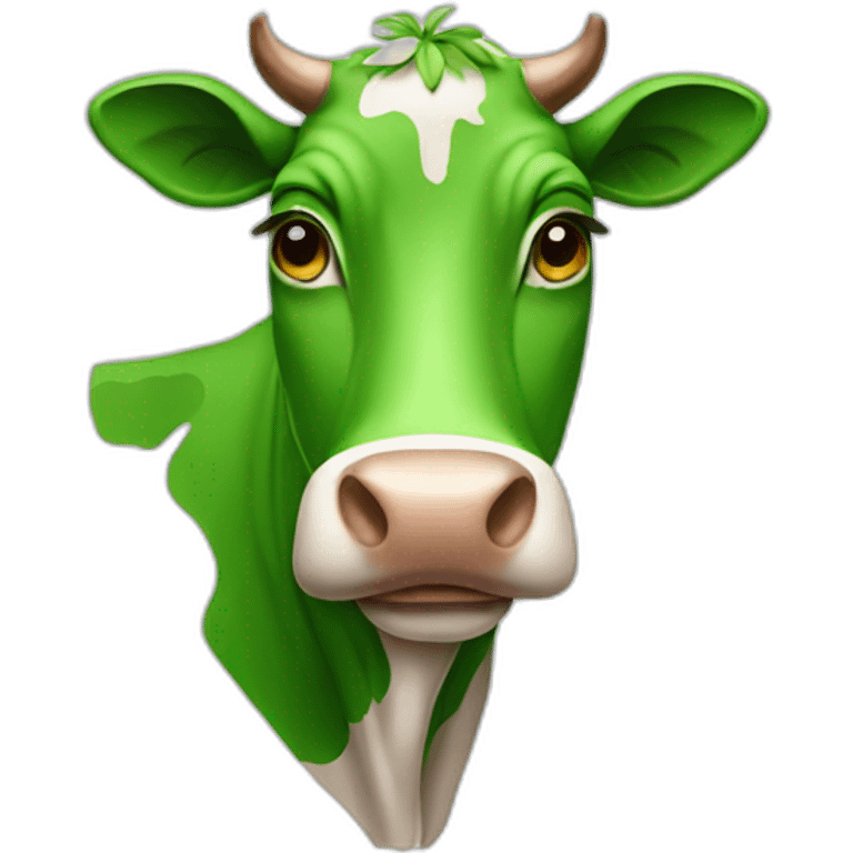 green cow emoji