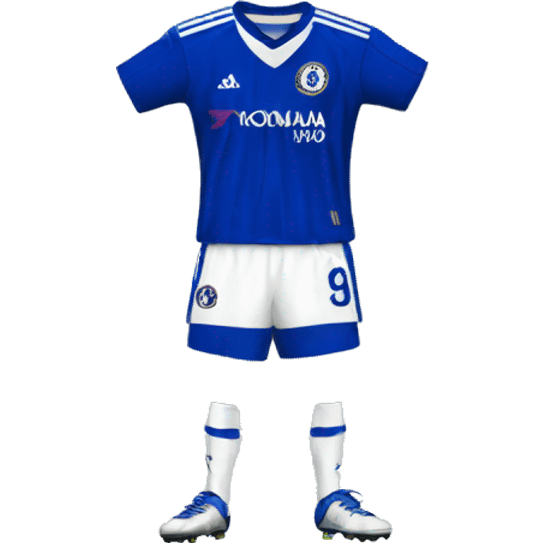 Chelsea soccer jersey emoji