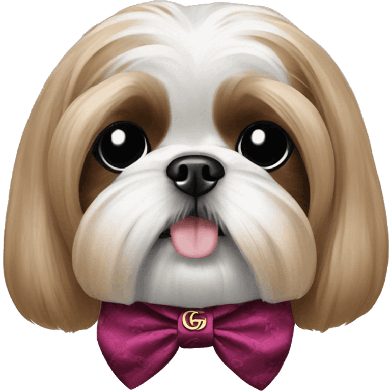 shih tzu in gucci emoji