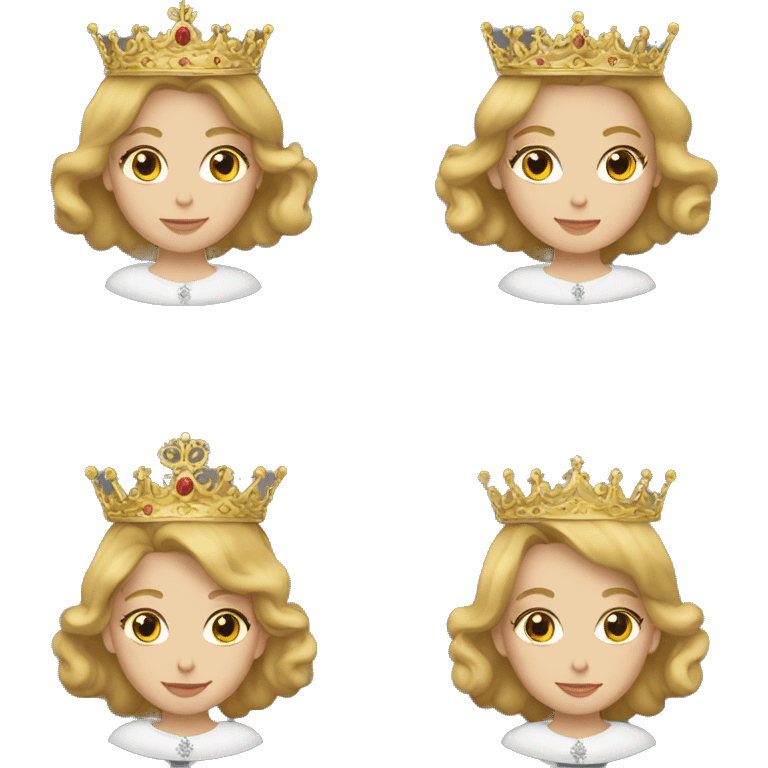 la reine d’Angleterre qui conduit emoji