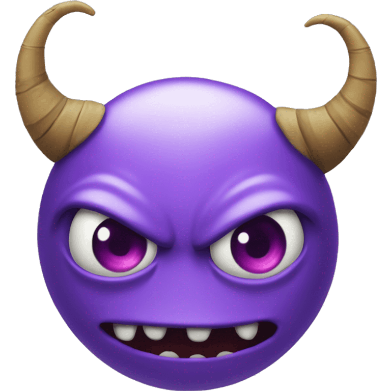 One eye one horn flying purple people eater emoji