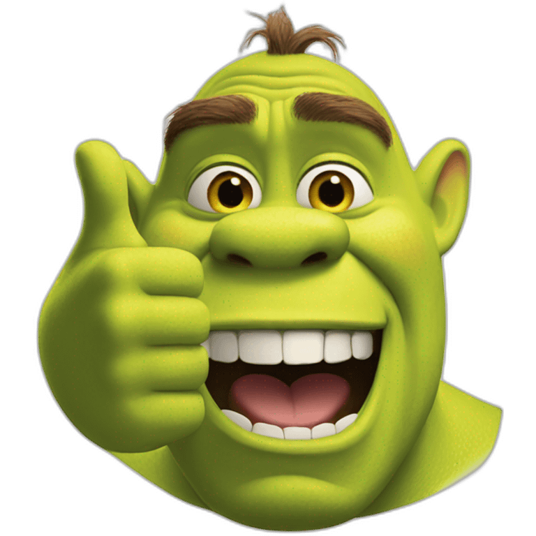 shrek thumb up emoji