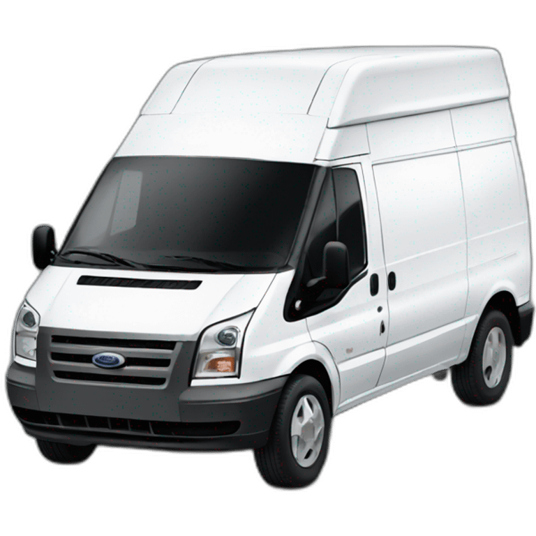 white ford transit van emoji