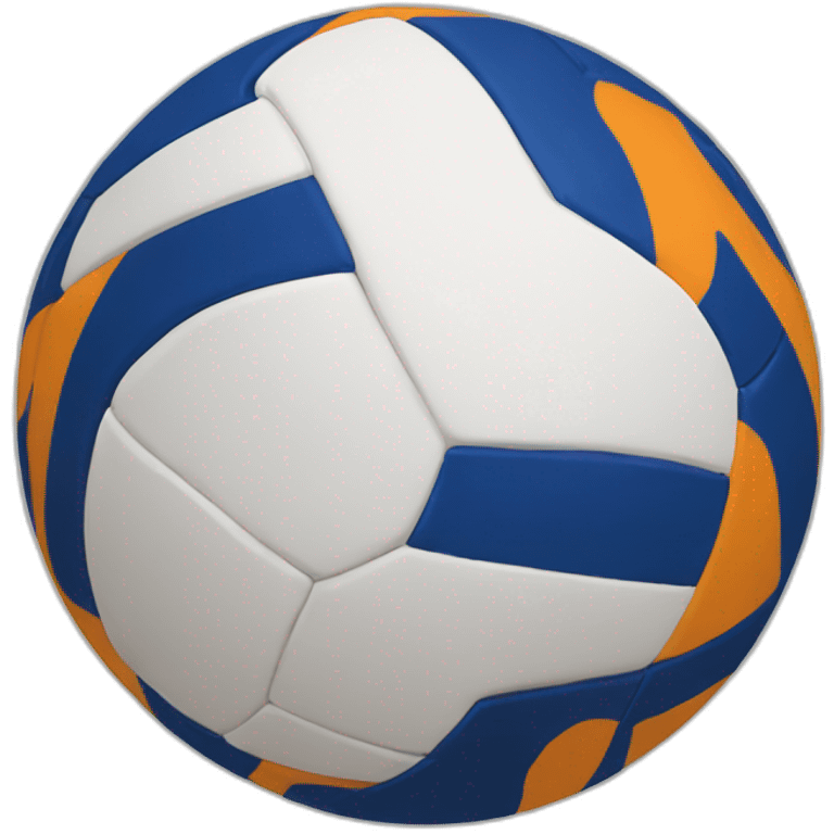 Tigre pelota de voley emoji