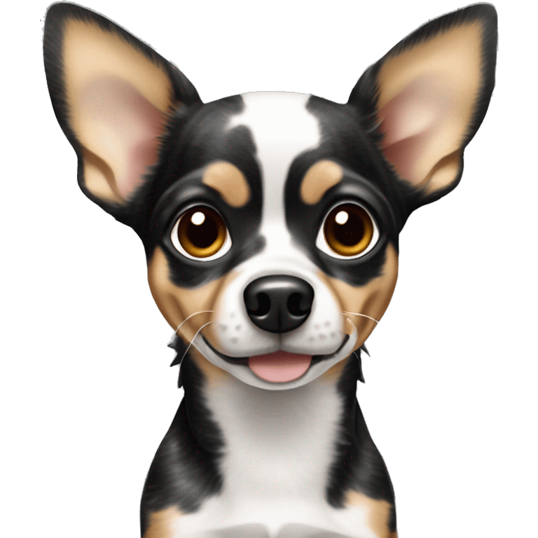 Chihuahua Black merle  emoji