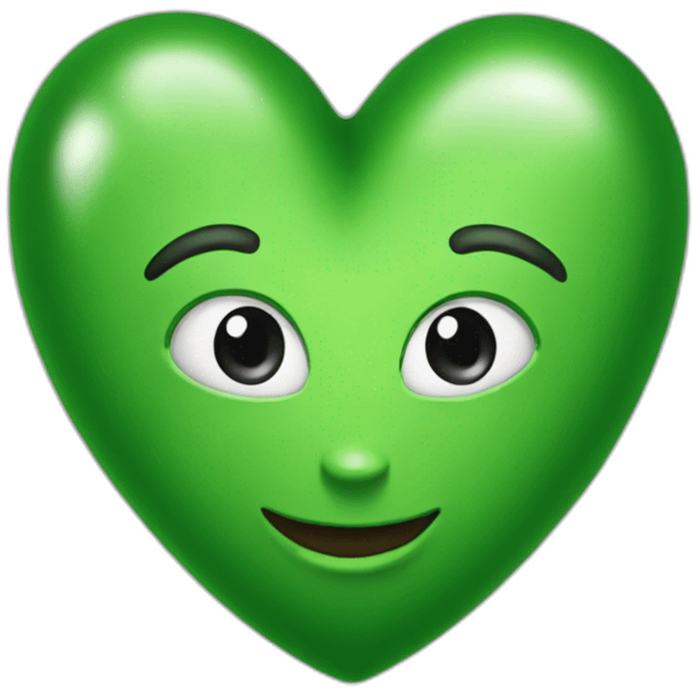 Coeur vert emoji