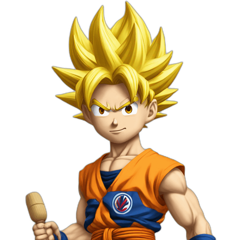 goku con la tecla F emoji