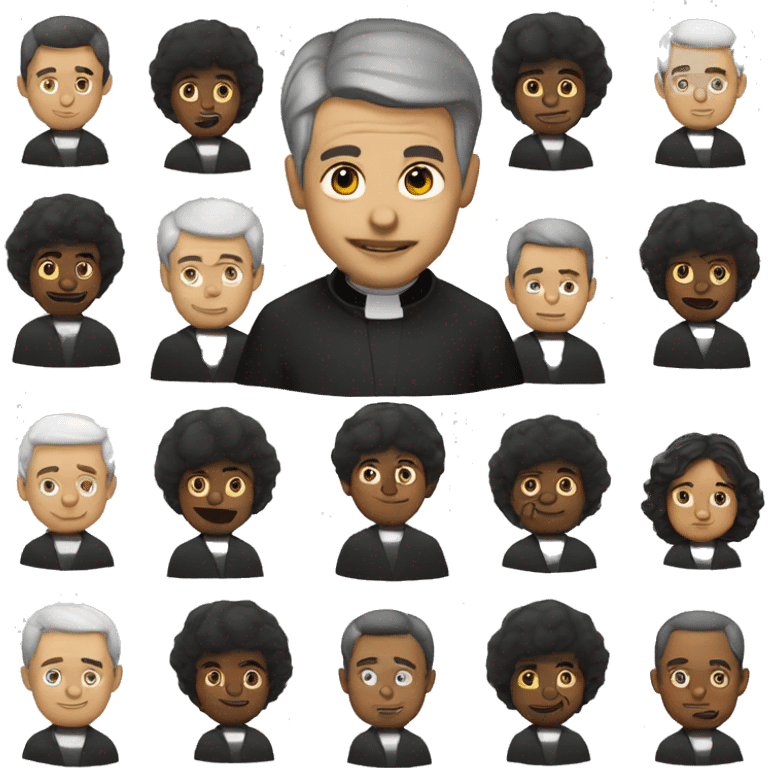 Priest bishop emoji