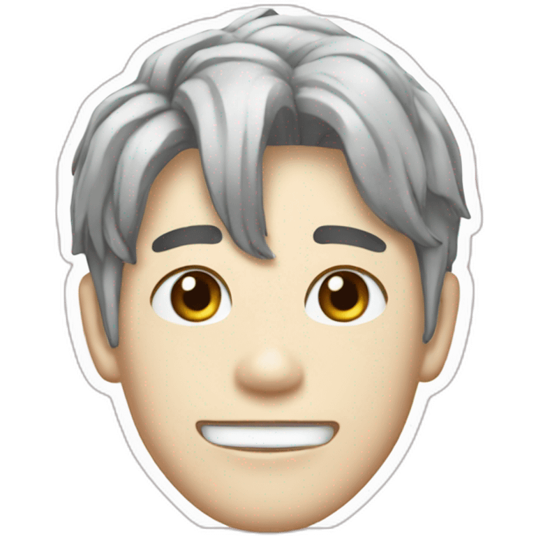 jonghyun from shinee in twimoji style emoji