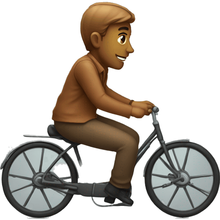 Person riding a stick emoji